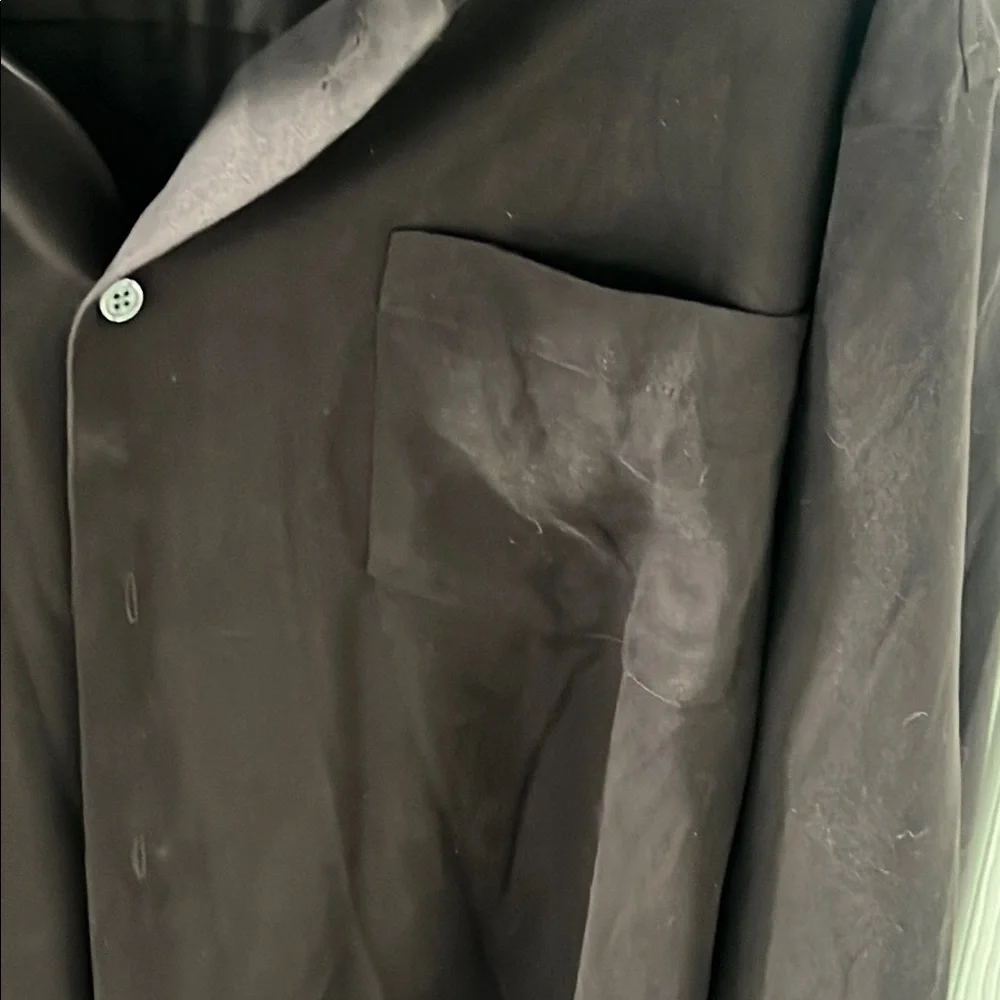 DKNY Women's Dark Brown Button Down Shirt - Picture 3 of 5